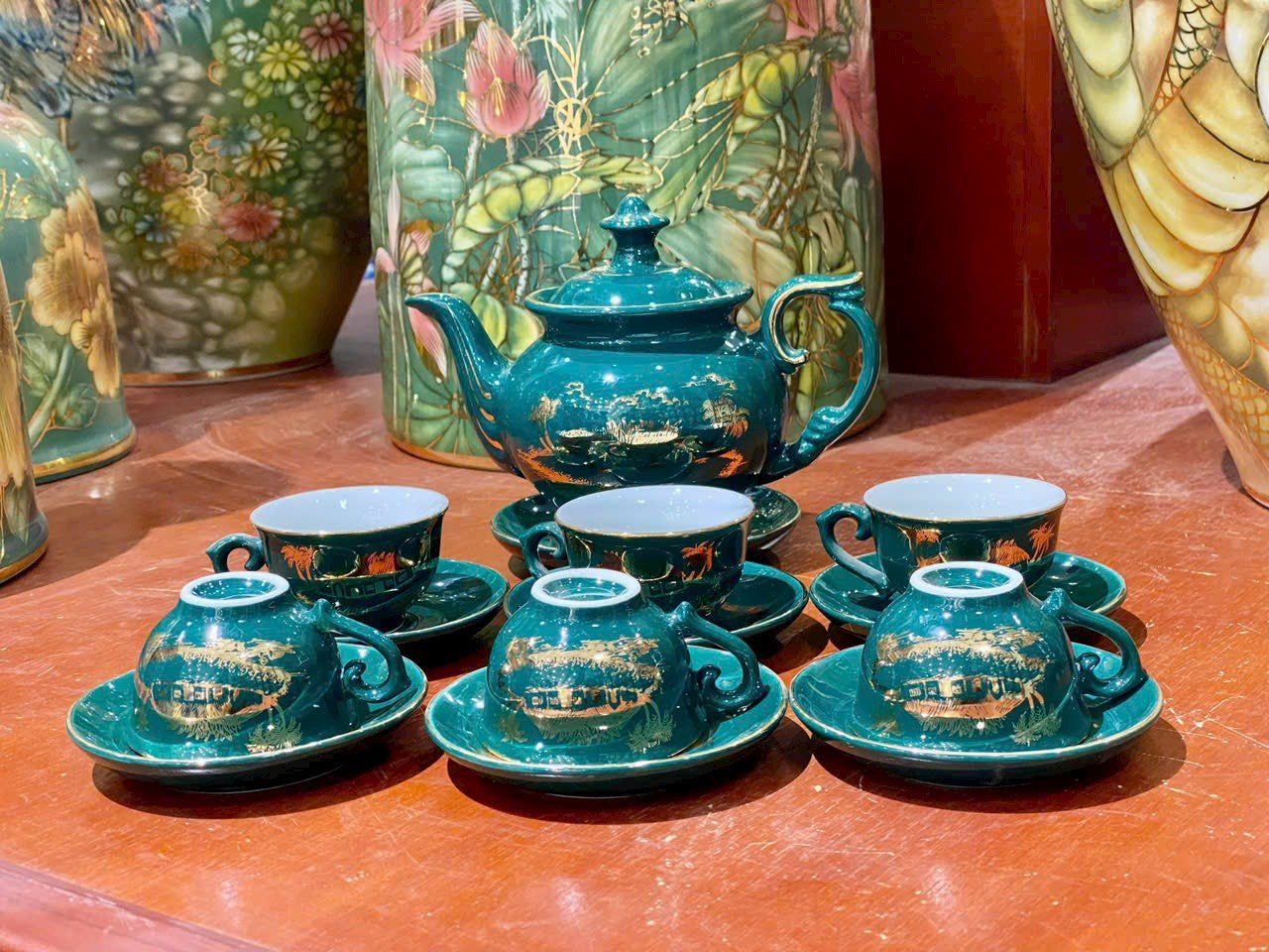 ẤM CHÉN XANH