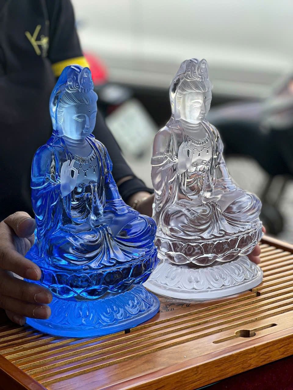 PHẬT LƯU LY CAO 30CM