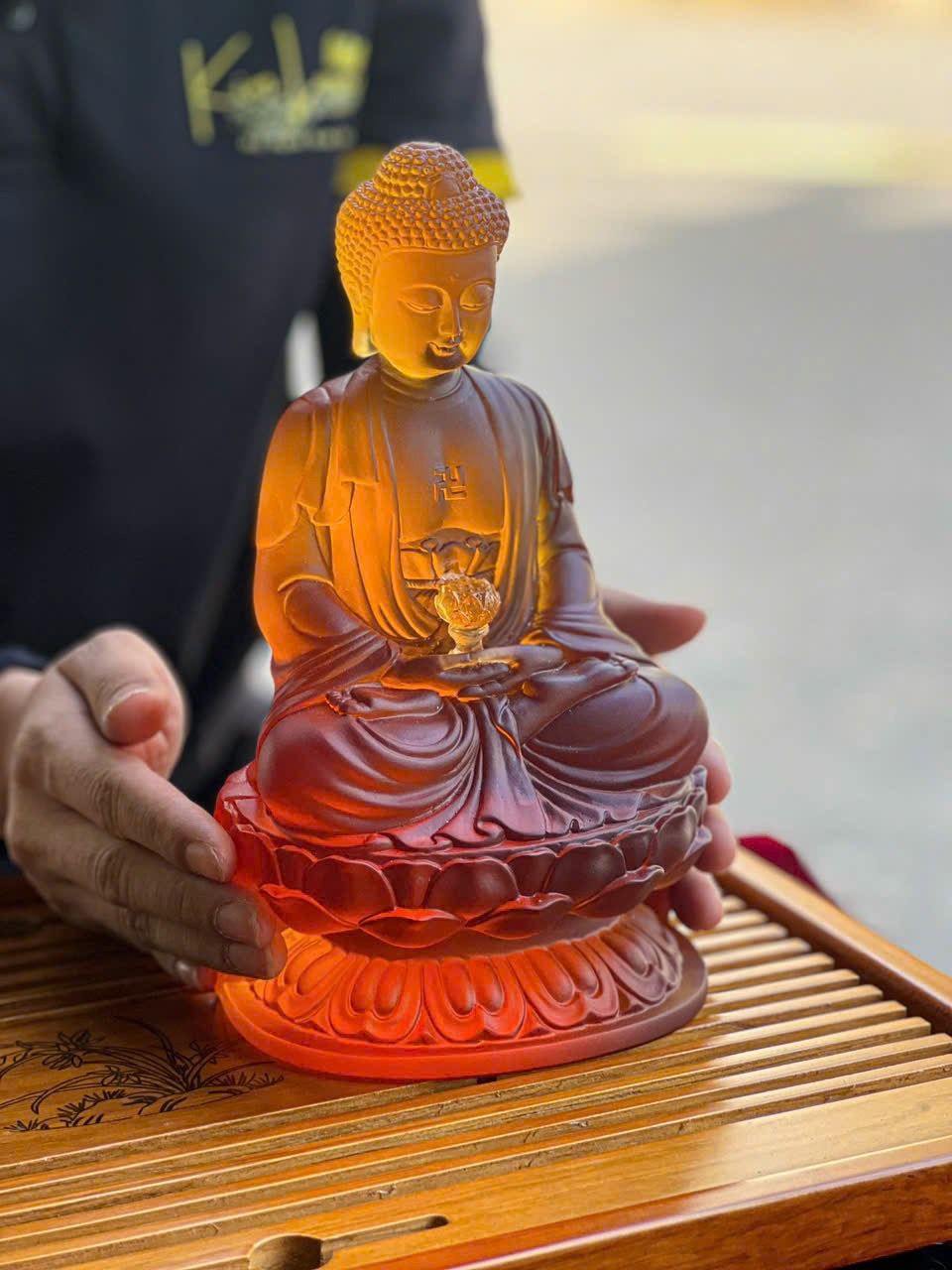 PHẬT LƯU LY CAO 30CM