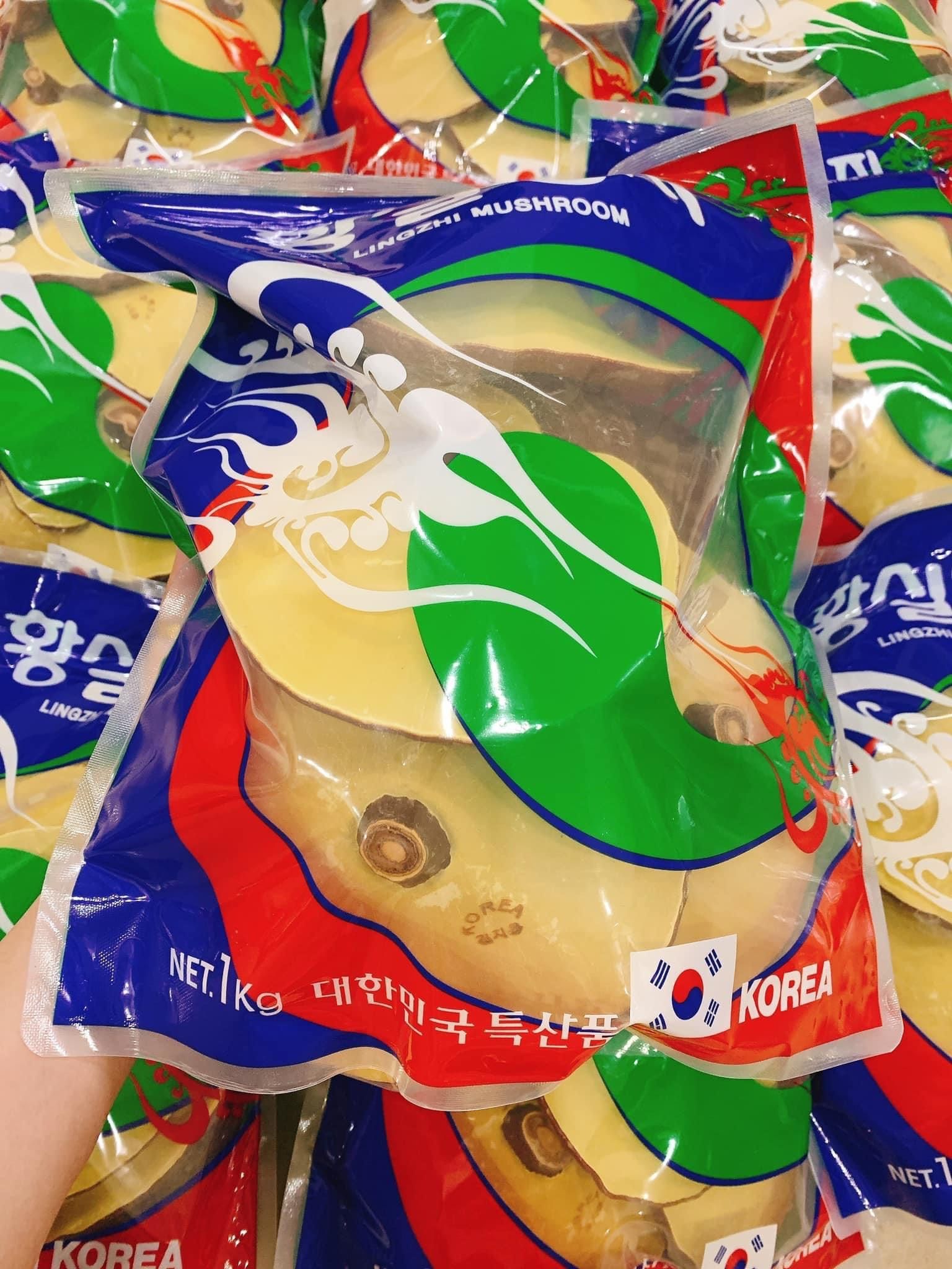 NẤM LINH CHI WANGSHIN TÚI ĐỎ XANH HÀN QUỐC