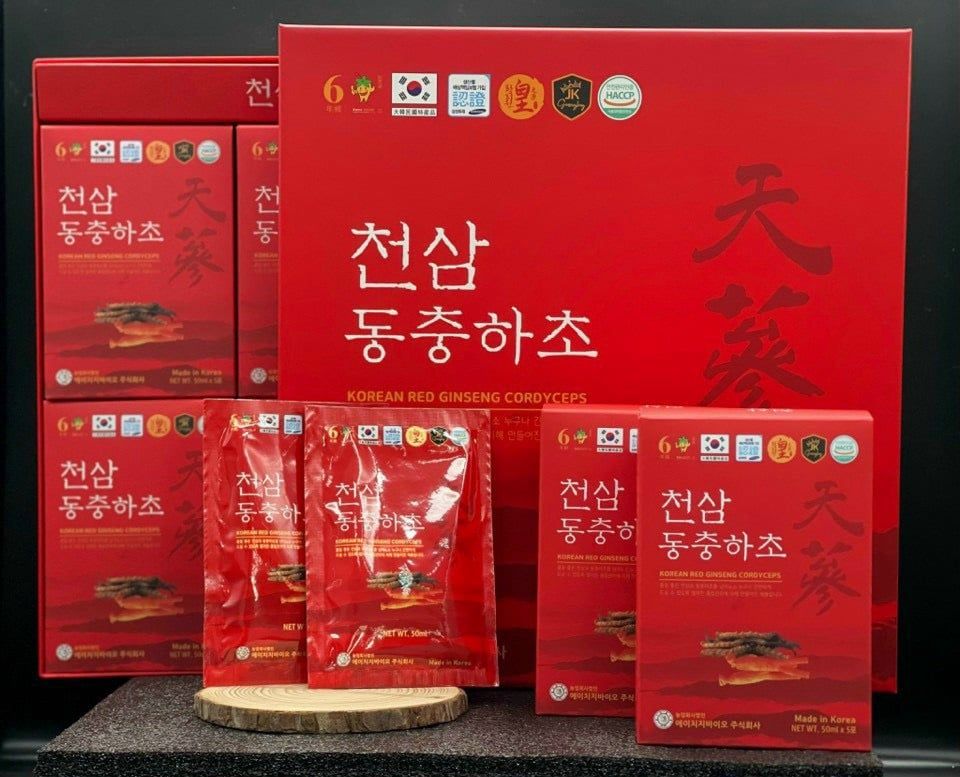 Nước Hồng Sâm Đông Trùng
