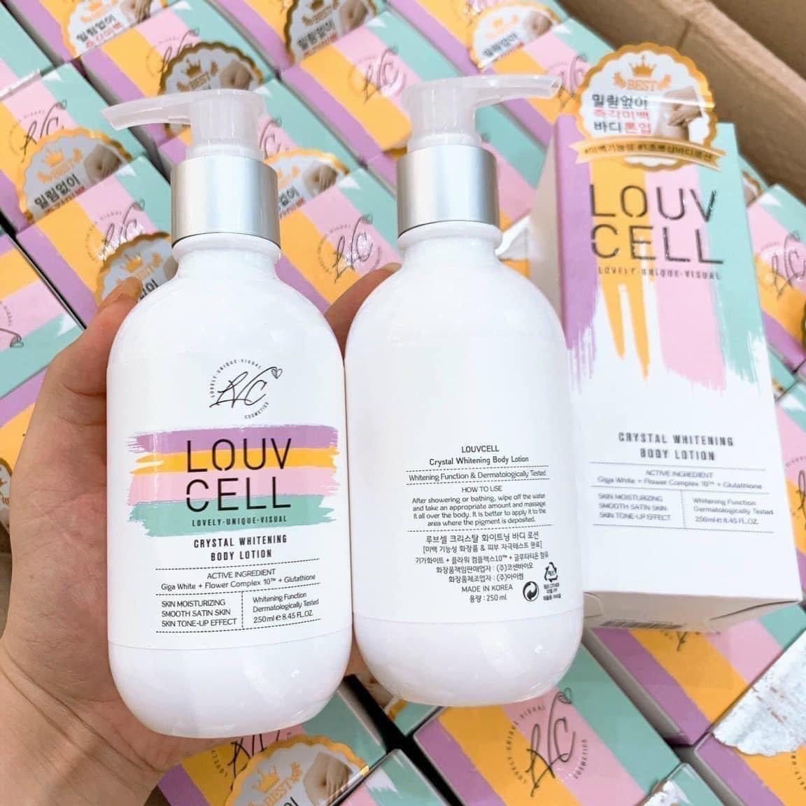 Kem dưỡng trắng body Louv Cell