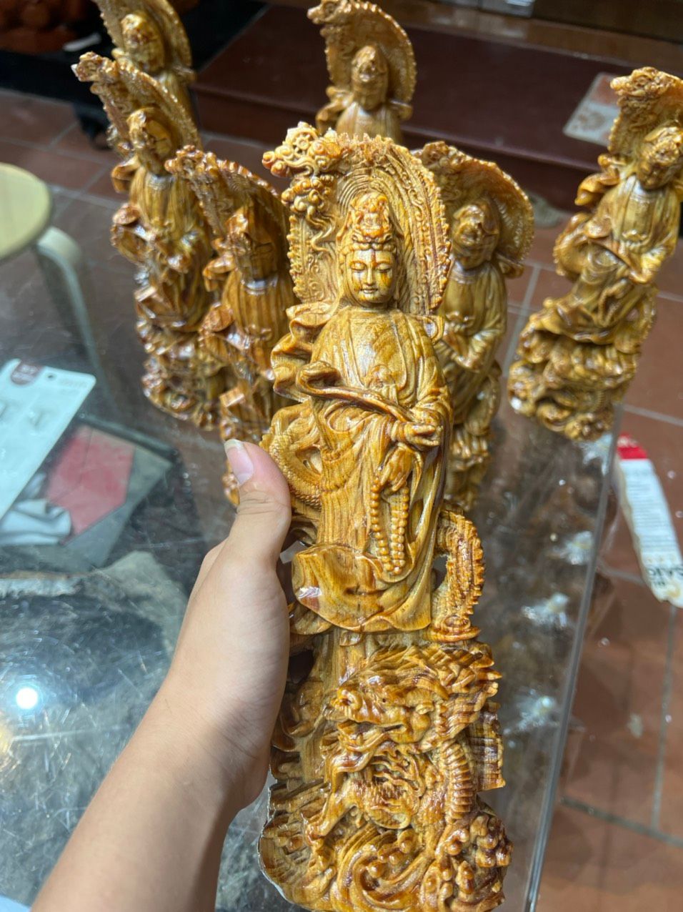 Phật quan âm liên hoa huyết long siêu mọng dầu