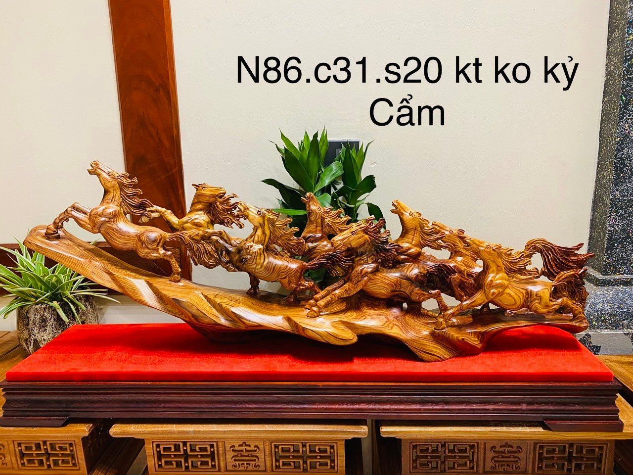 Bát mã - Gỗ cẩm