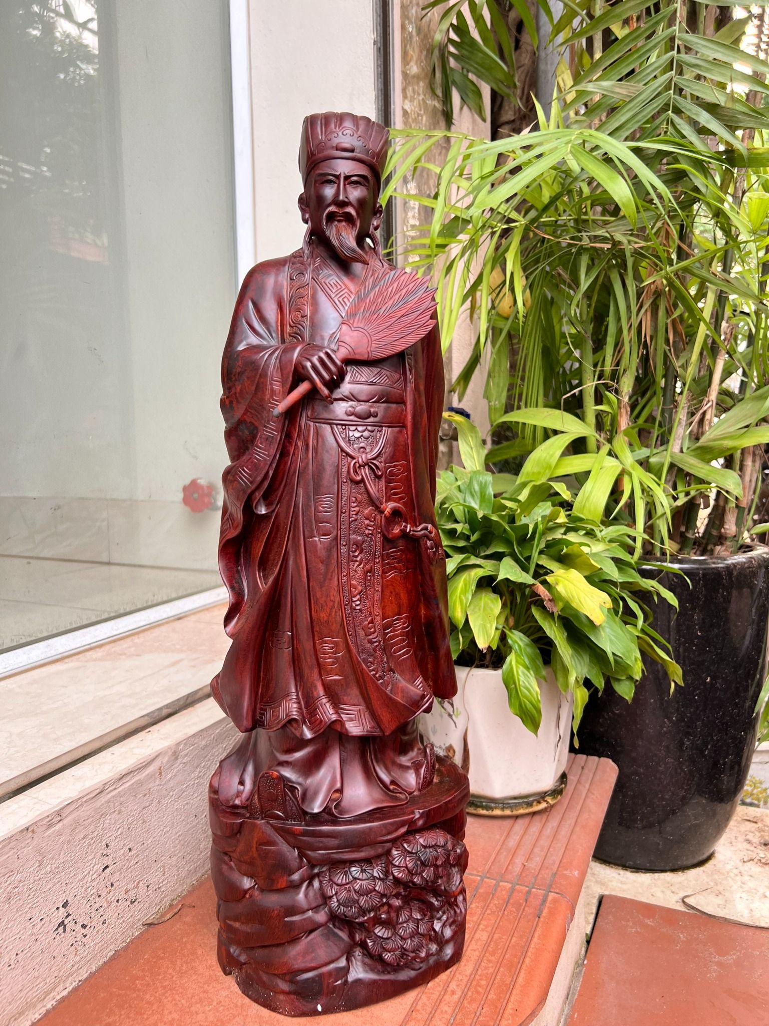 Khổng Minh gỗ trắc Việt