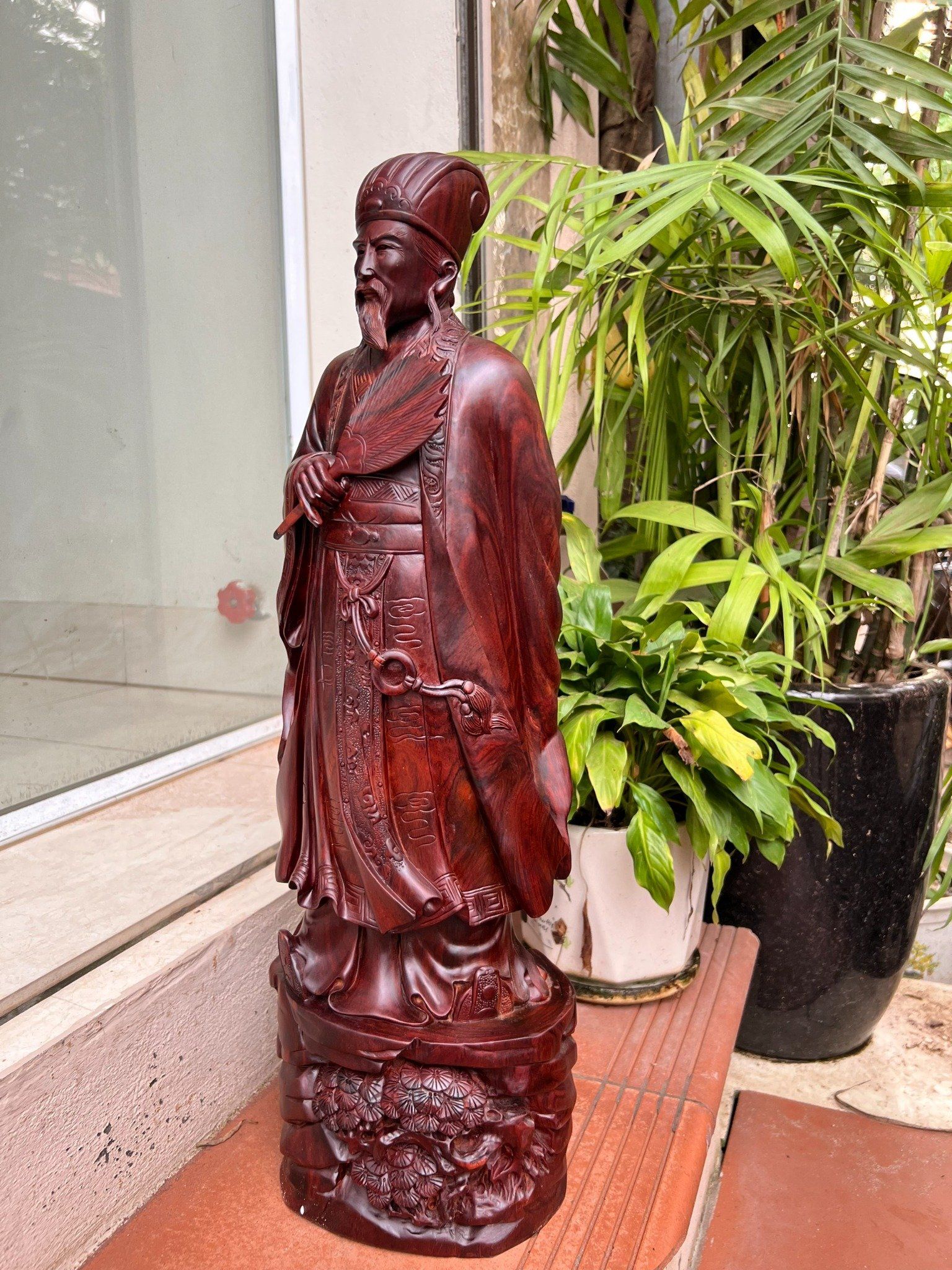 Khổng Minh gỗ trắc Việt