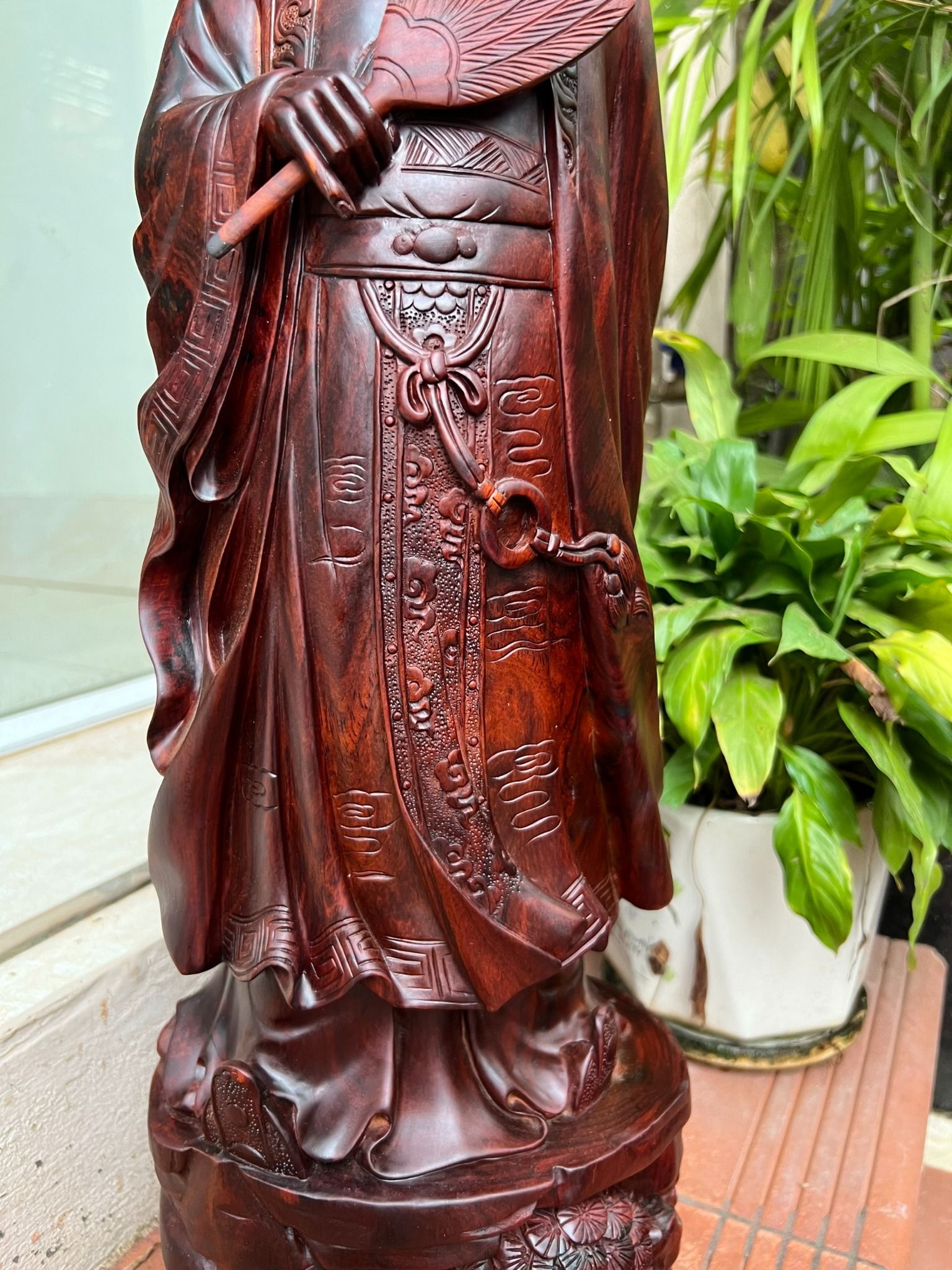 Khổng Minh gỗ trắc Việt