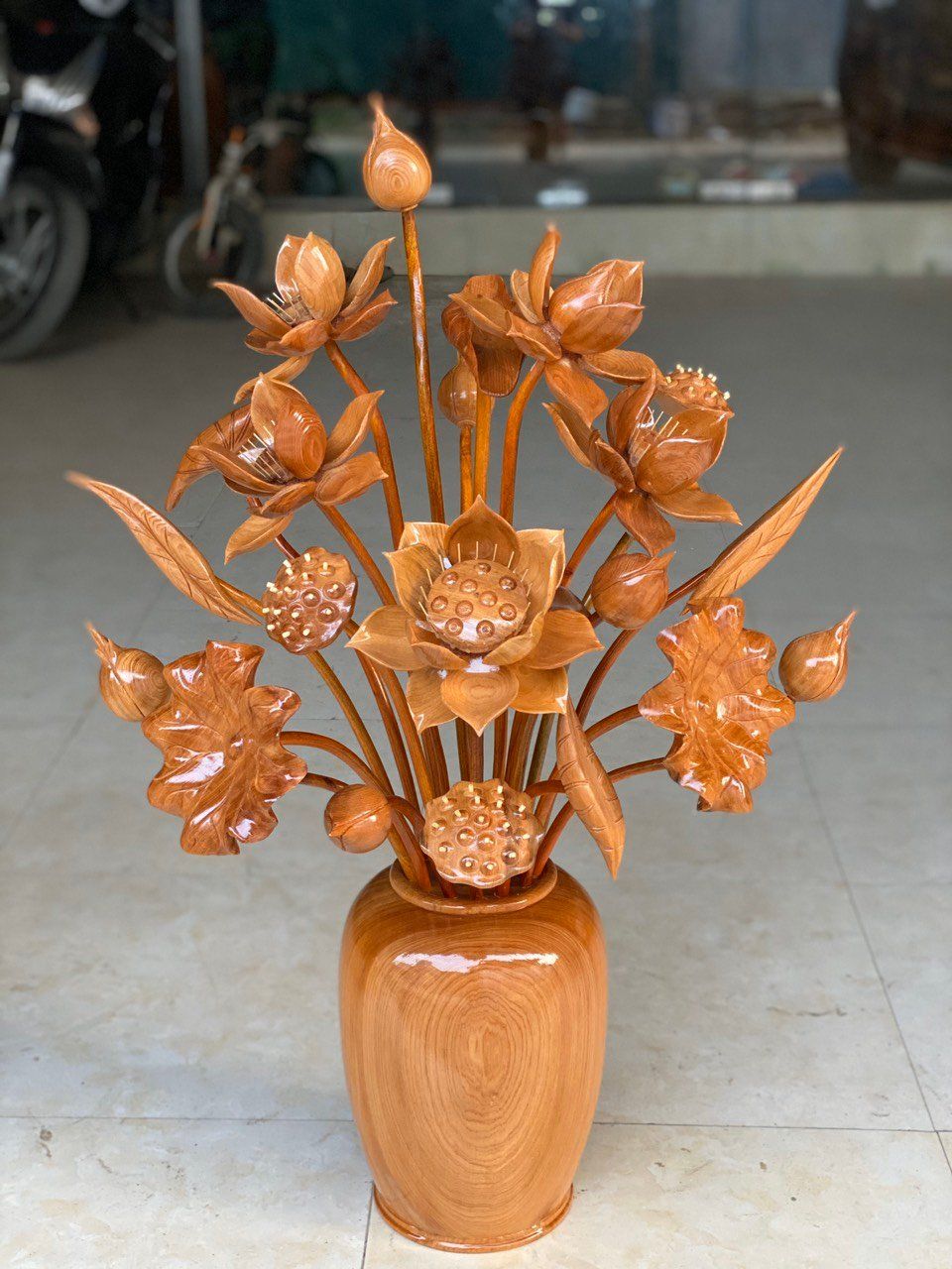 Hoa Sen Gỗ Ngọc Am Thơm Phức