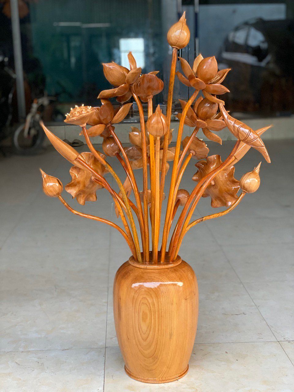 Hoa Sen Gỗ Ngọc Am Thơm Phức