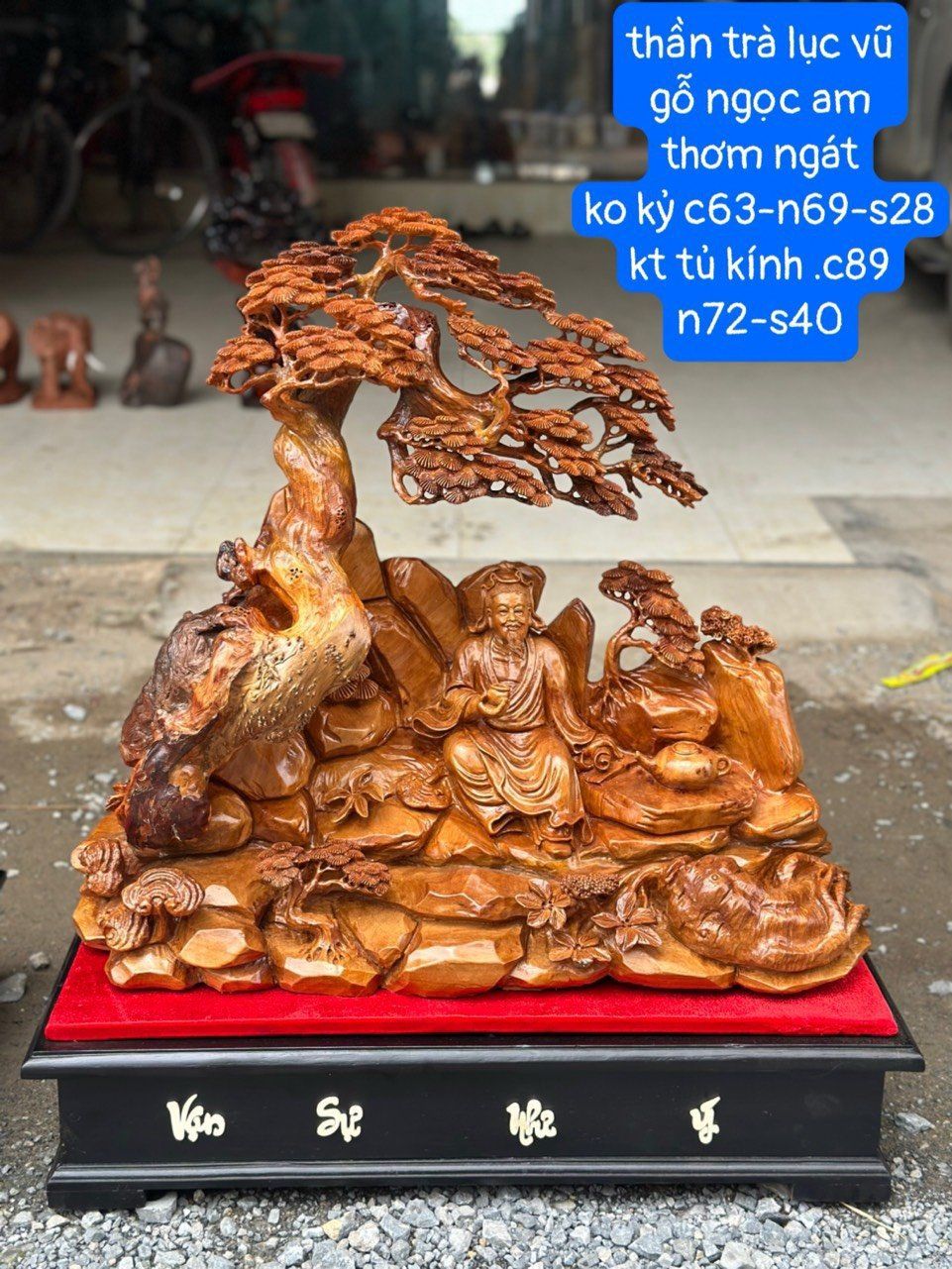 Thần Trà: Lục Vũ - Tác Phẩm Nghệ Thuật Từ Gỗ Nu Sụn Ngọc Am