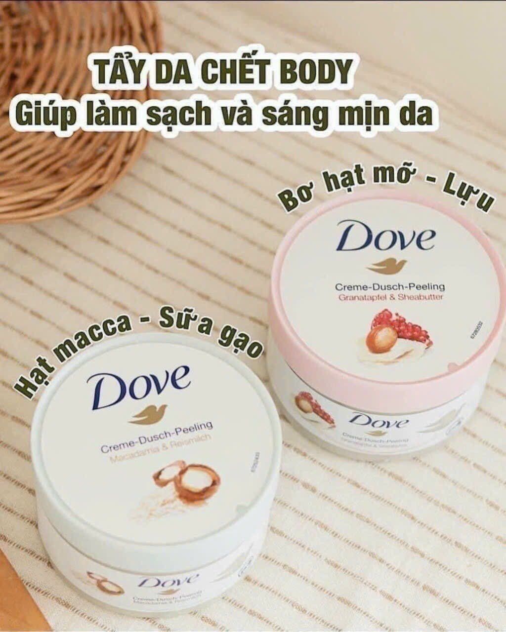 Tẩy Da Chết Body Dove Siêu Mịn - Exfoliating Body Polish