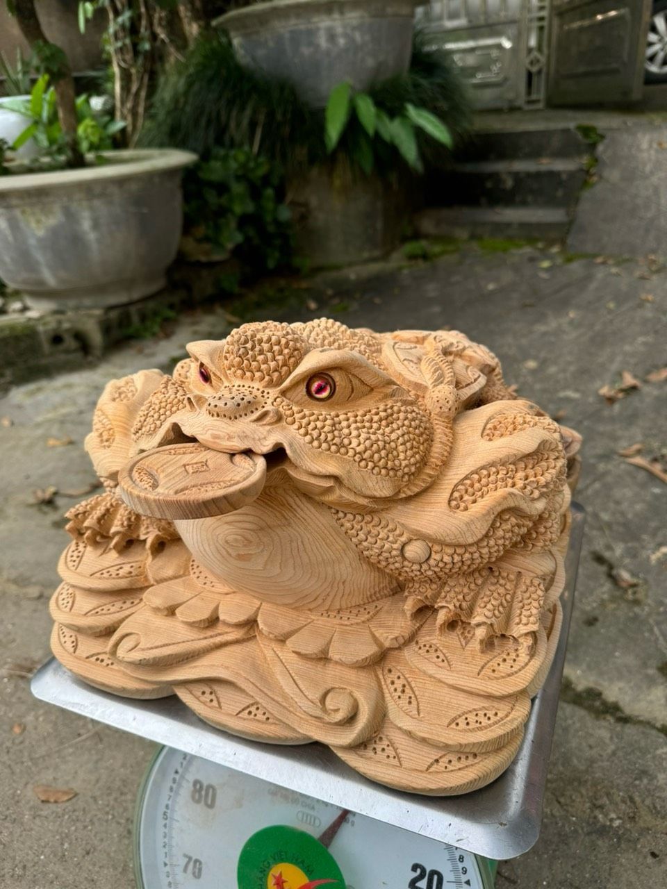 Thiềm Thừ Tài Lộc - Tượng Gỗ Ngọc Am Thơm Nức