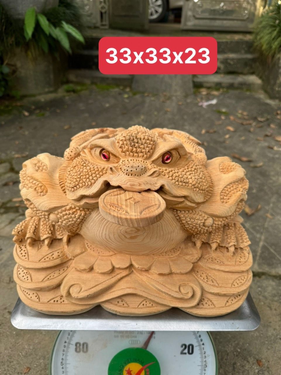 Thiềm Thừ Tài Lộc - Tượng Gỗ Ngọc Am Thơm Nức