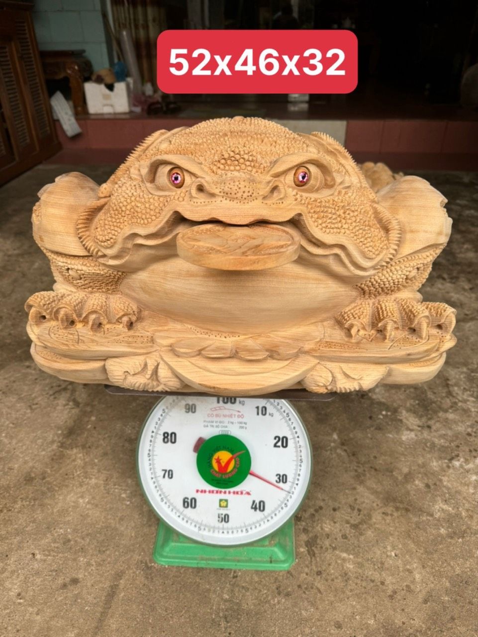 Thiềm Thừ Tài Lộc - Tượng Gỗ Ngọc Am Thơm Nức