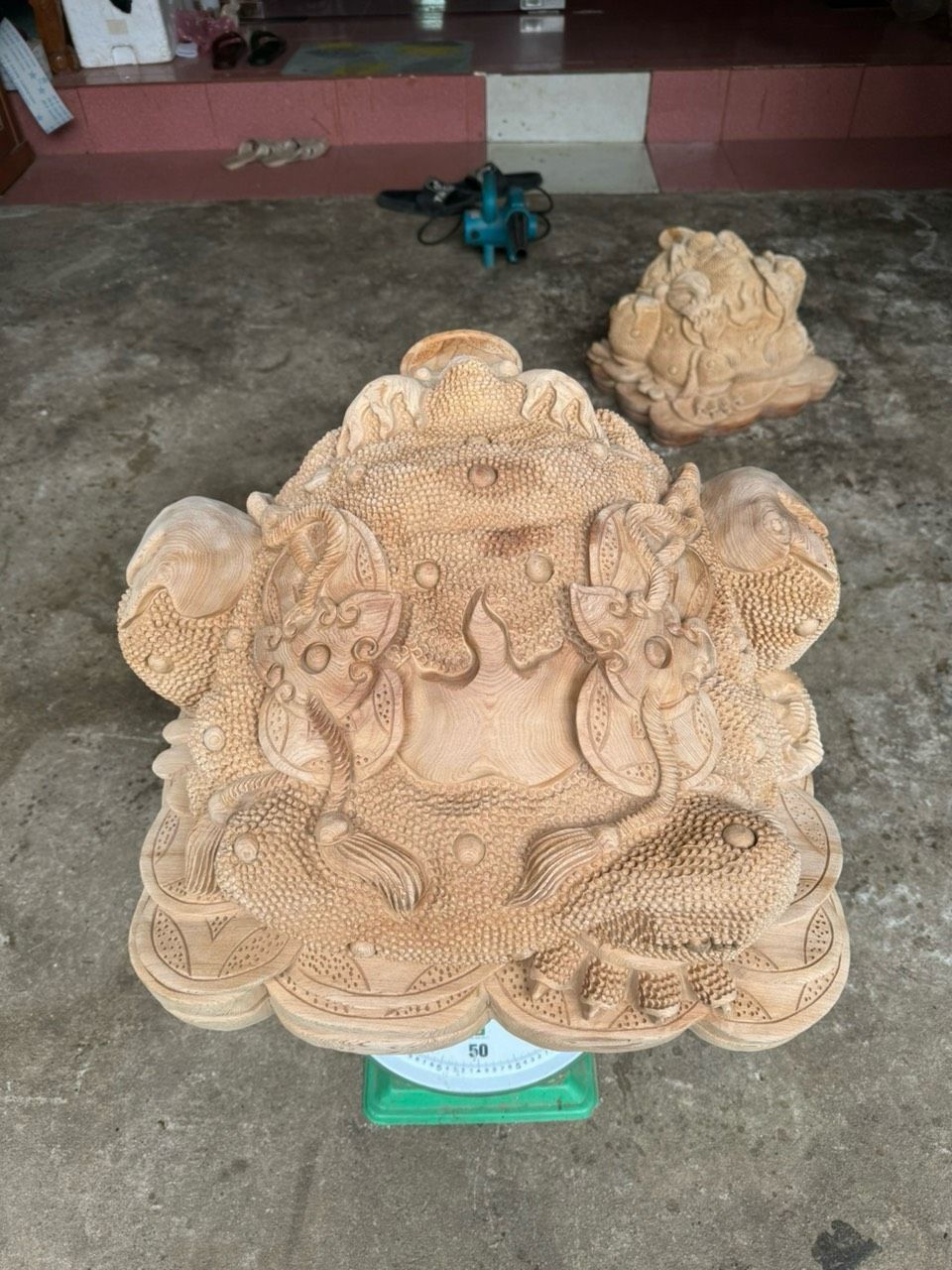 Thiềm Thừ Tài Lộc - Tượng Gỗ Ngọc Am Thơm Nức