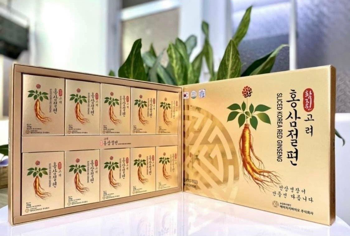 Hồng Sâm thái lát tẩm Mật Ong Sliced Korea Red Ginseng BKHE-001600KR-0012
