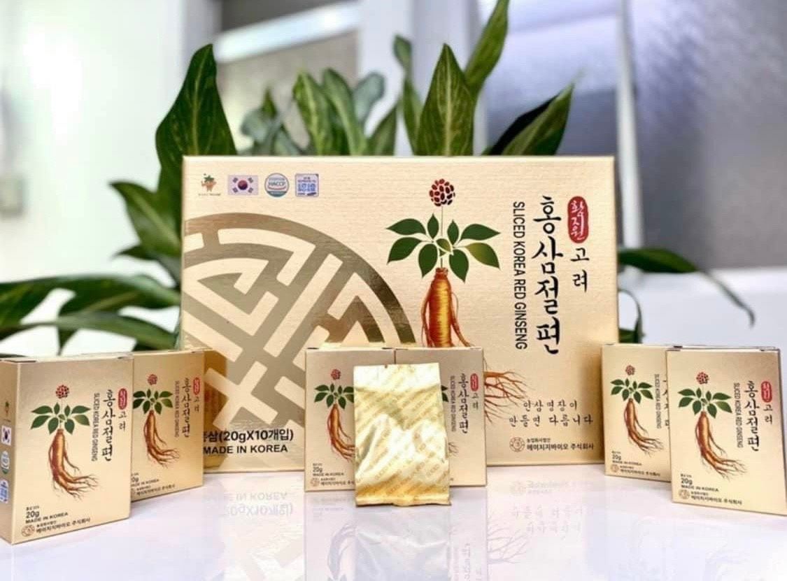 Hồng Sâm thái lát tẩm Mật Ong Sliced Korea Red Ginseng BKHE-001600KR-0012