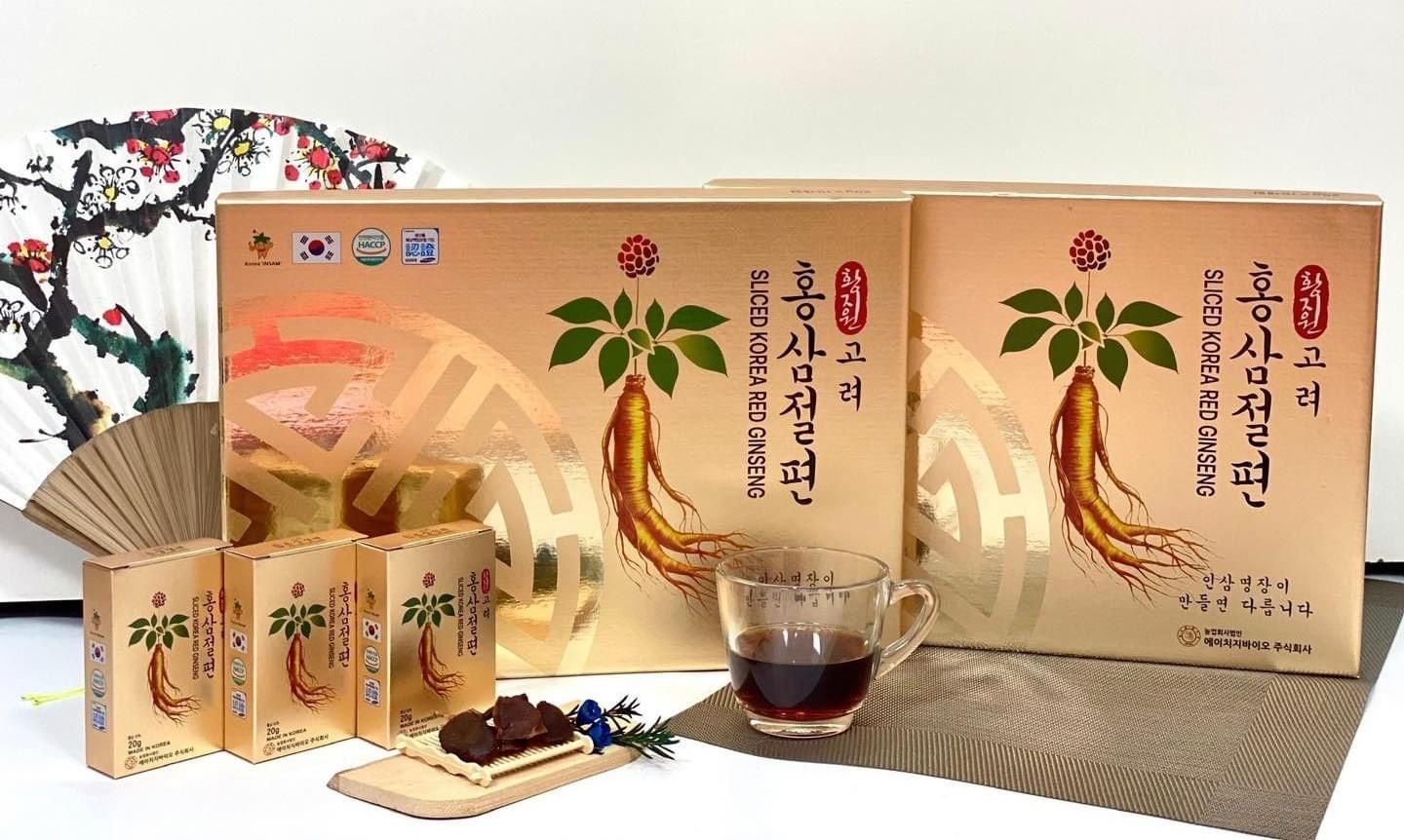 Hồng Sâm thái lát tẩm Mật Ong Sliced Korea Red Ginseng BKHE-001600KR-0012