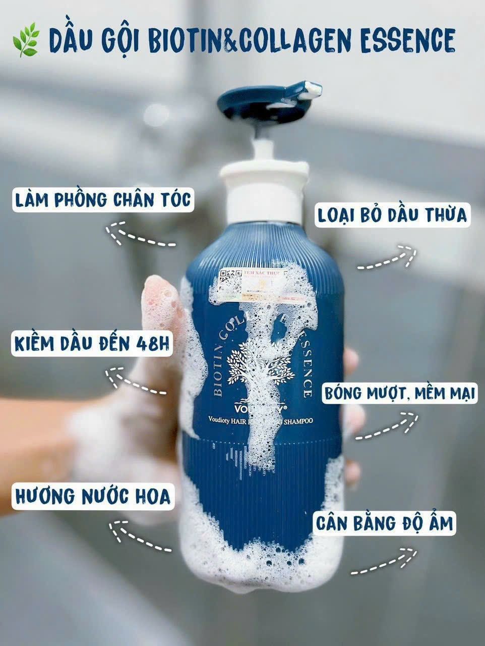 Biotin Collagen Xanh Lá Kiềm Dầu