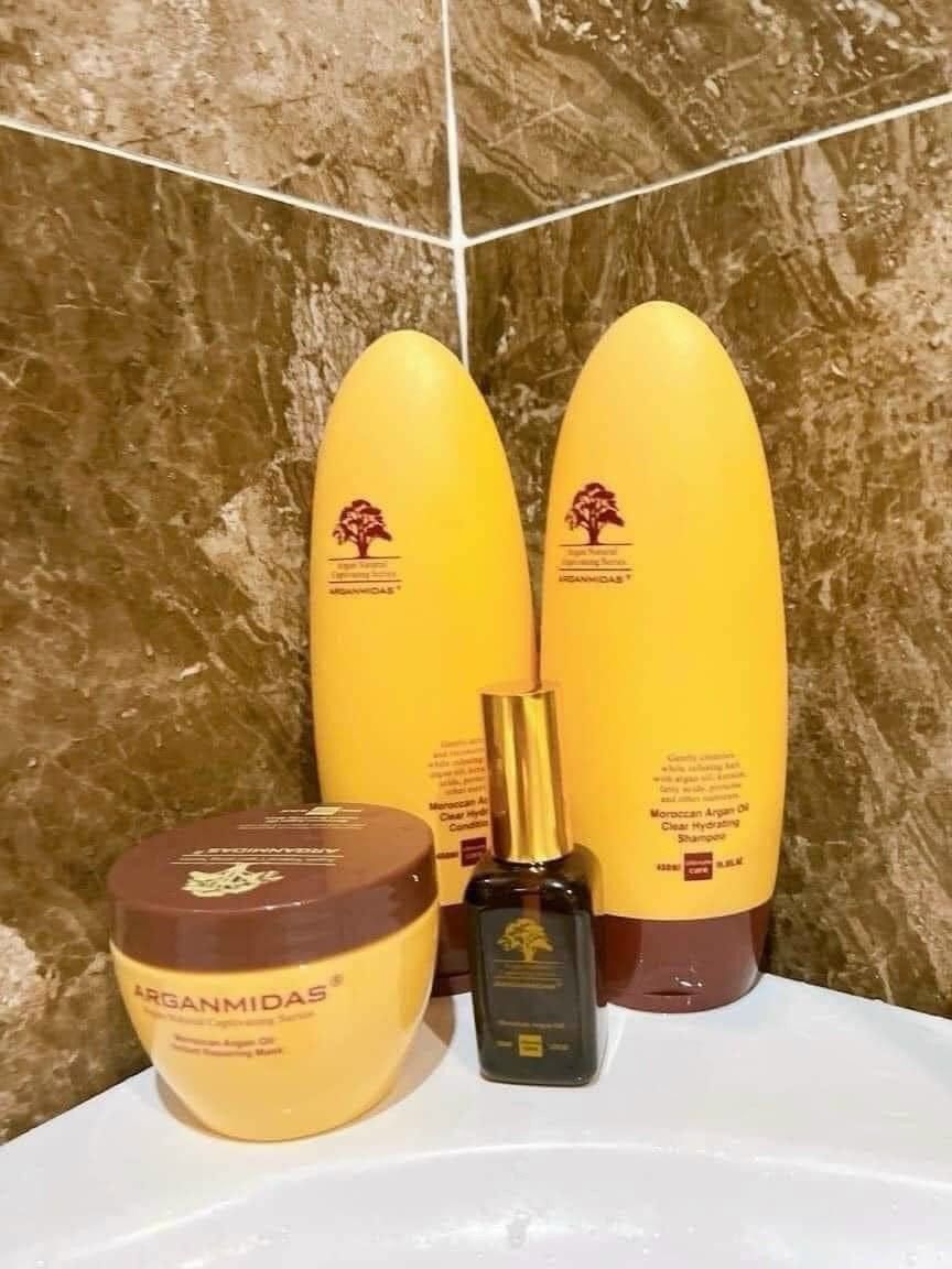 Cặp Gội Xả Arganmidas 900ml