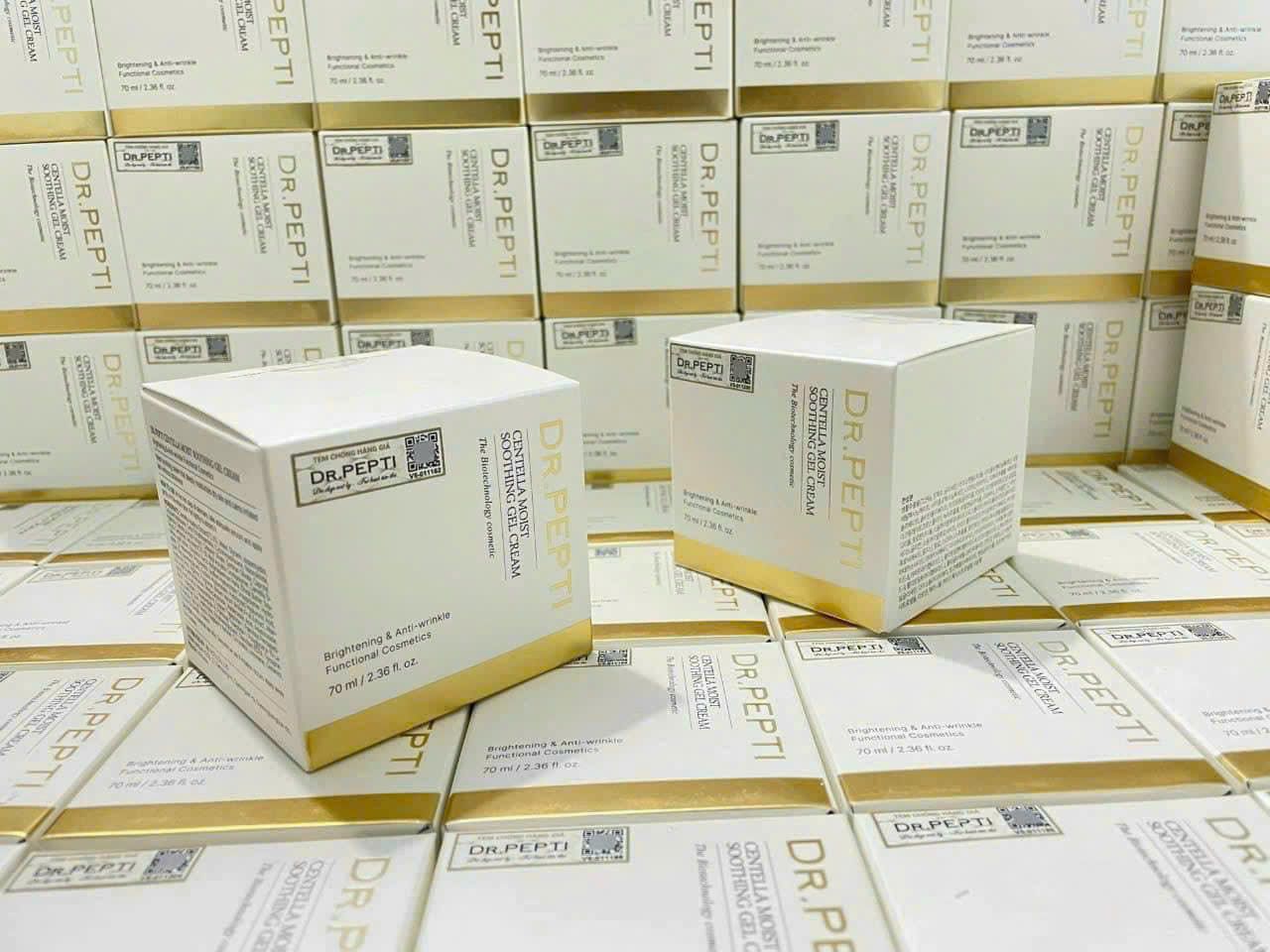 Kem Dưỡng Dr.Pepti Centella Moist Soothing Gel Cream