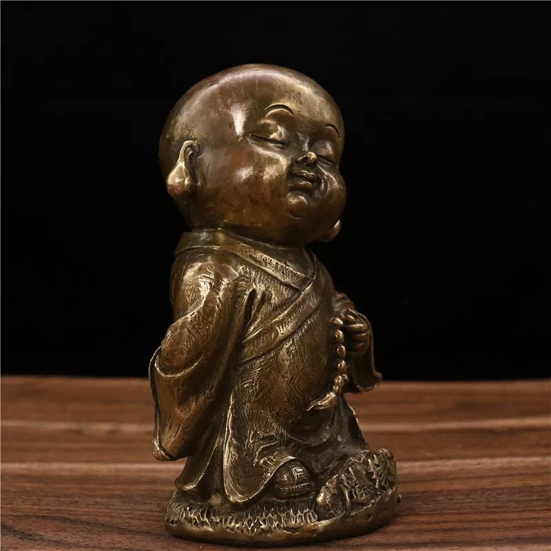 Tượng Tiểu Hòa Thượng bằng đồng