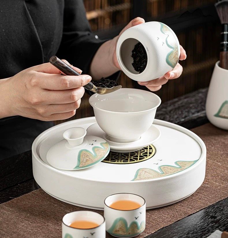 Bộ ấm chén phong cảnh