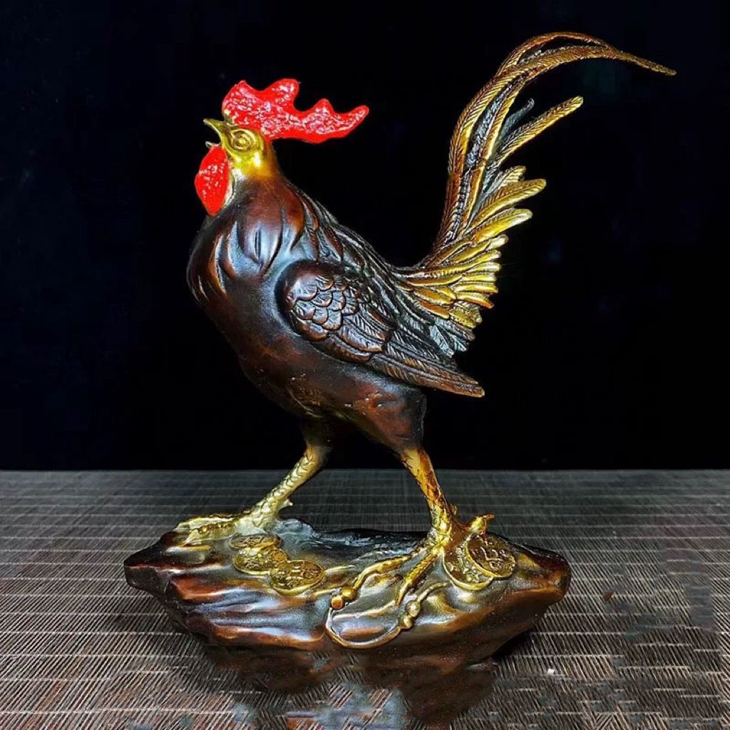 Gà trống tiền may mắn