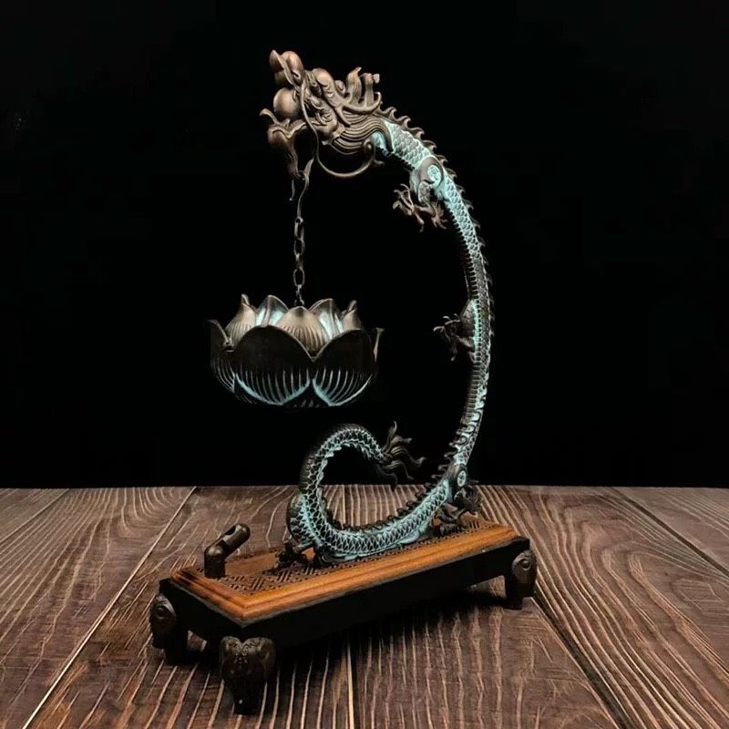 Lư hương treo đầu rồng