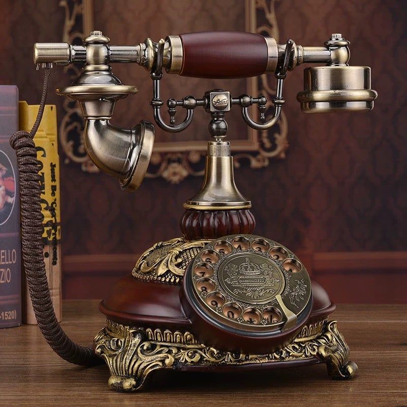 Điện thoại cố định bàn xoay không dây, thẻ điện thoại di động