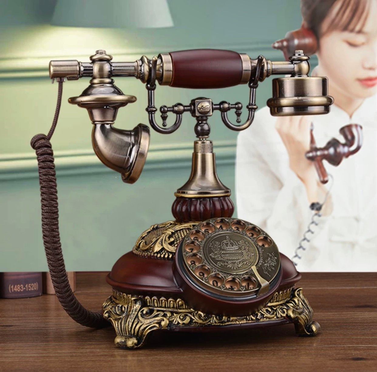 Điện thoại cố định bàn xoay không dây, thẻ điện thoại di động