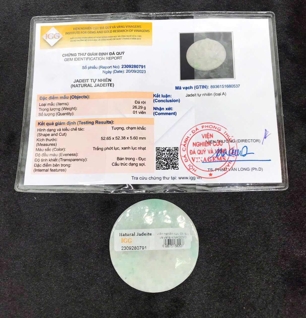 Đức Quán Âm Thiên Thủ Thiên Nhãn Ngọc A Phỉ Thúy Dòng Myanmar