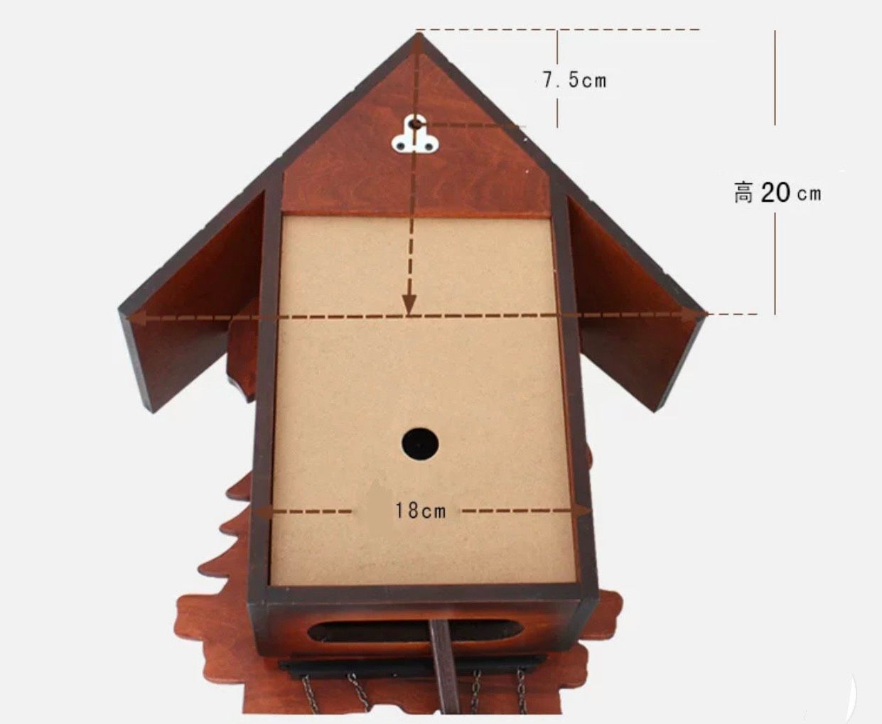 Đồng hồ treo tường chim cu gáy báo âm nhạc