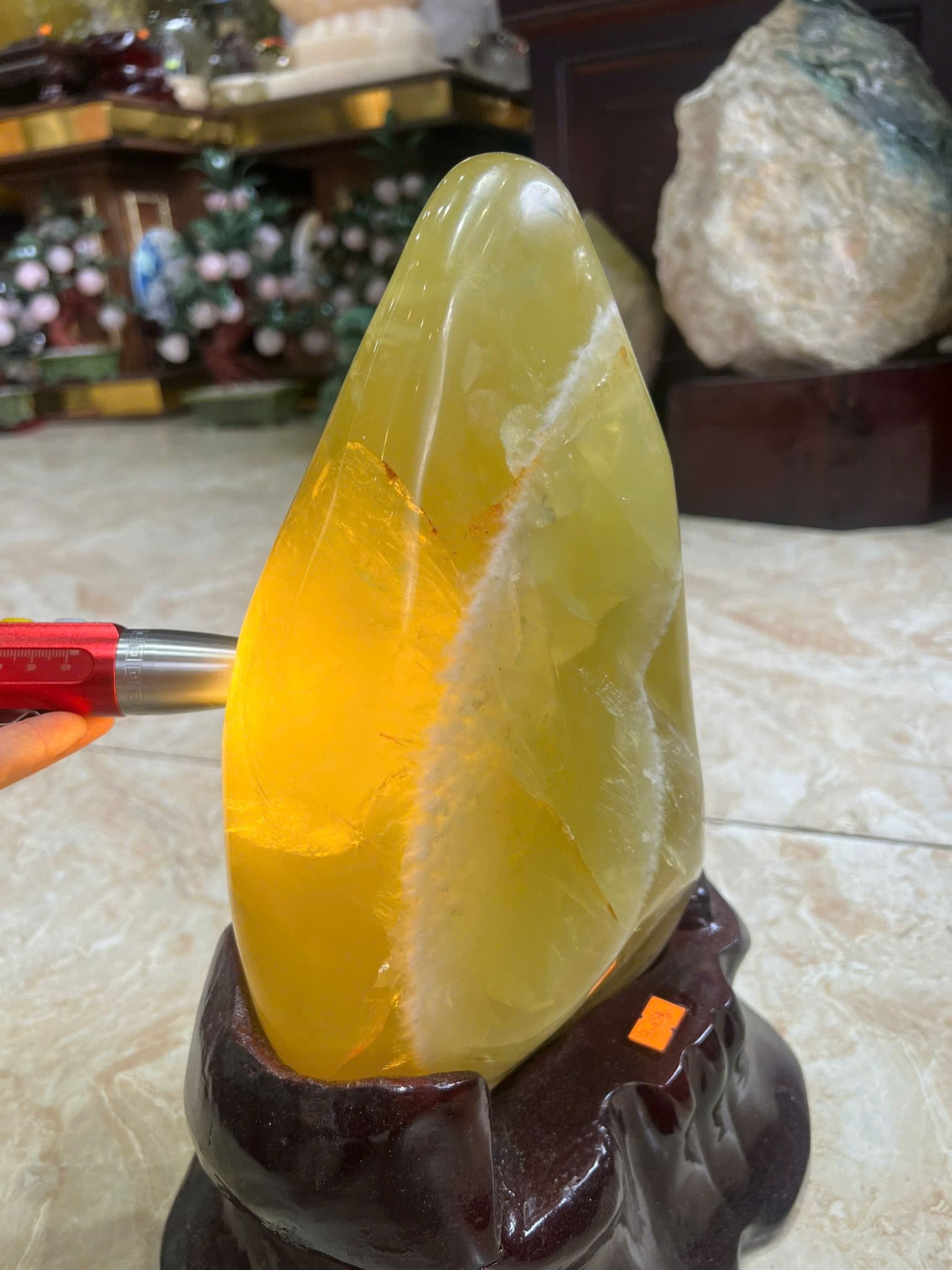 Núi Cảnh Thạch Anh Vàng