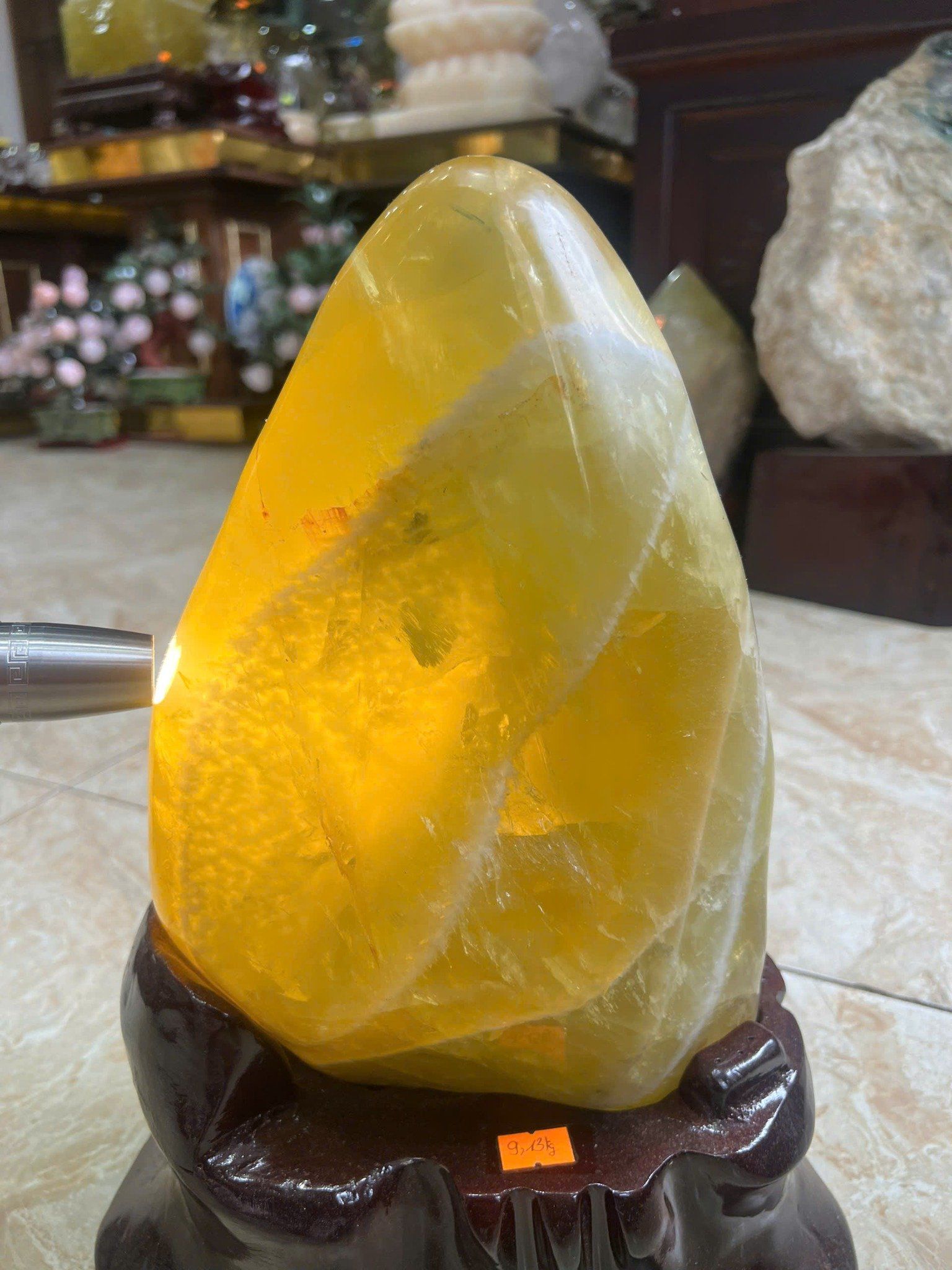 Núi Cảnh Thạch Anh Vàng