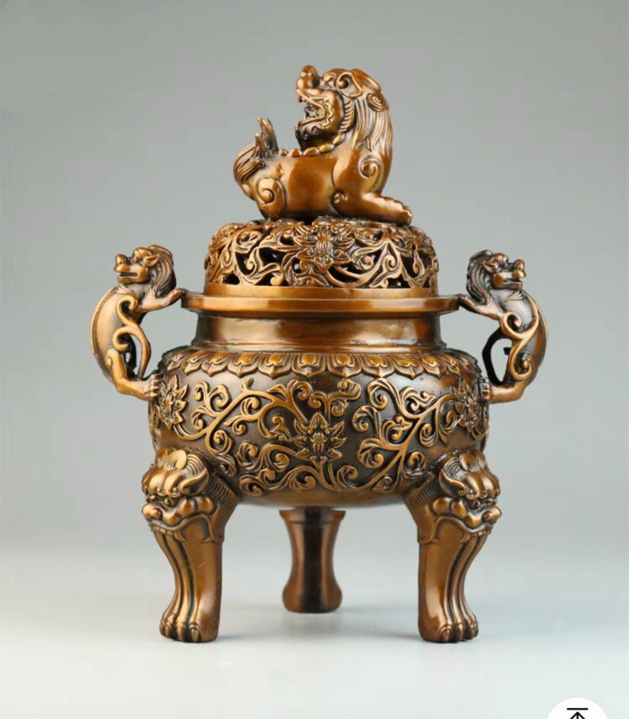 Lò Hương Liệu Bằng Đồng Thau