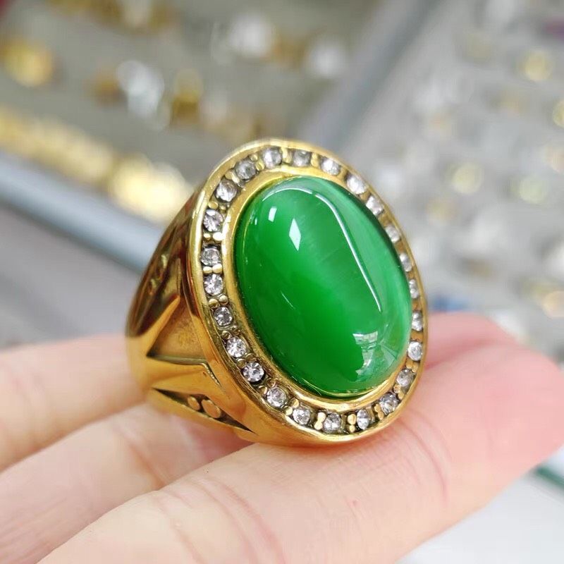 Nhẫn highlight mắt mèo