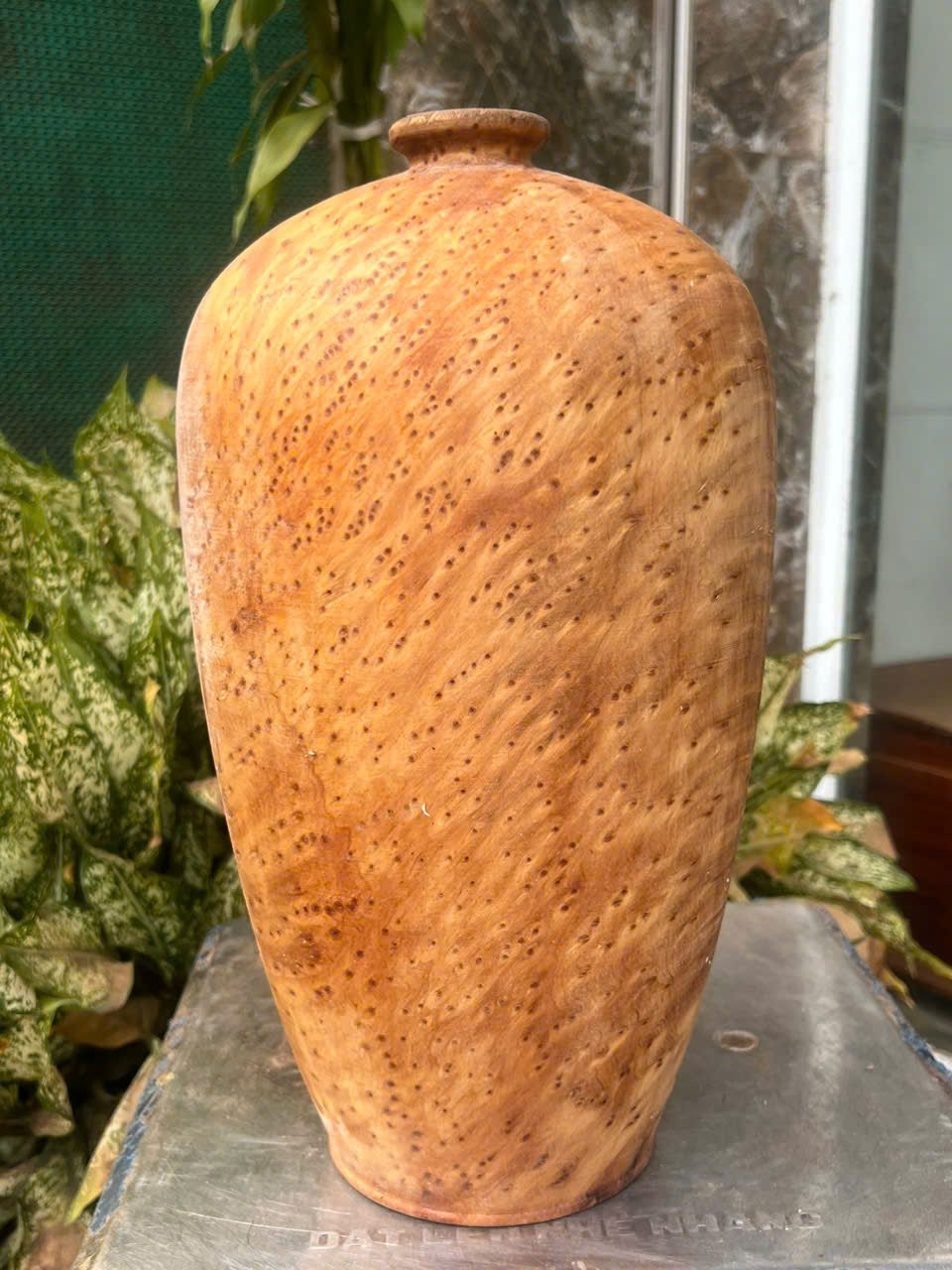 Bình Chum Phú Quý Gỗ Nu Ngọc Am