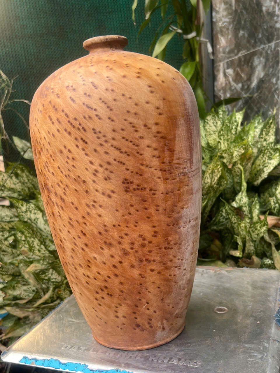 Bình Chum Phú Quý Gỗ Nu Ngọc Am