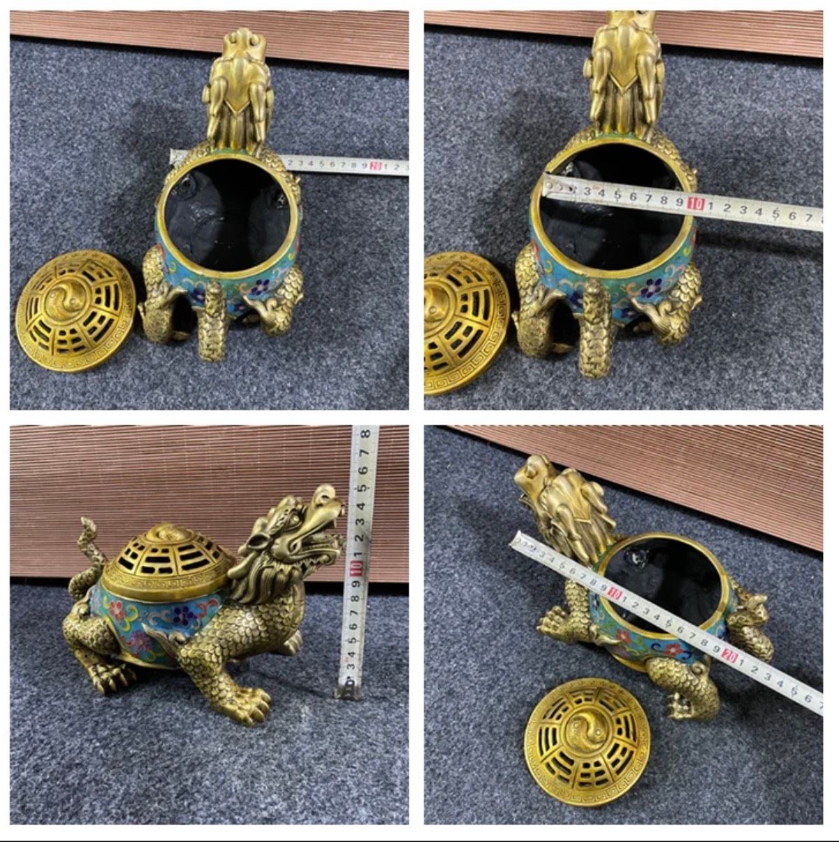 Lư hương rùa rồng