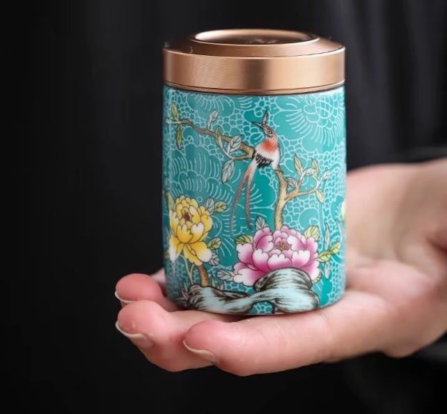 Lon trà tráng men cao cấp