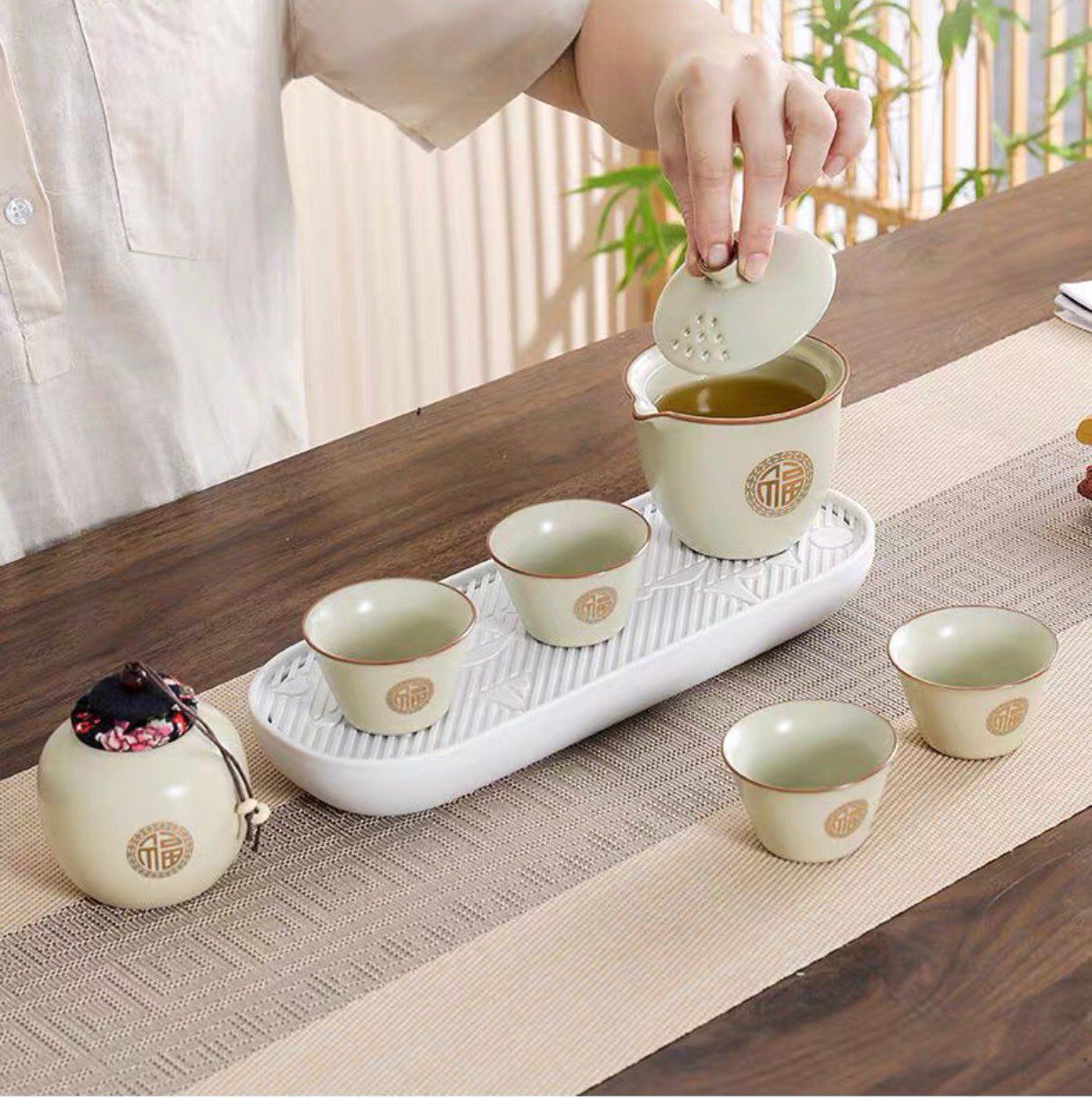 Bộ ấm trà du lịch di động