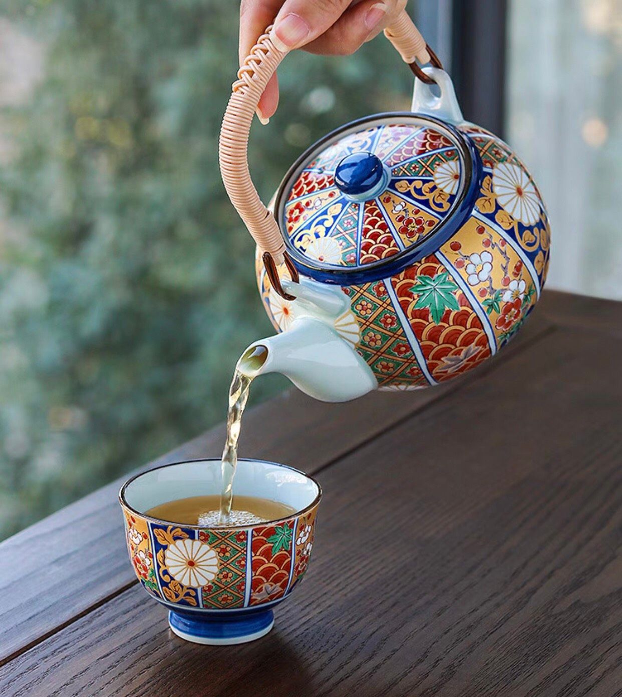 Bộ ấm trà sáu món Guimari