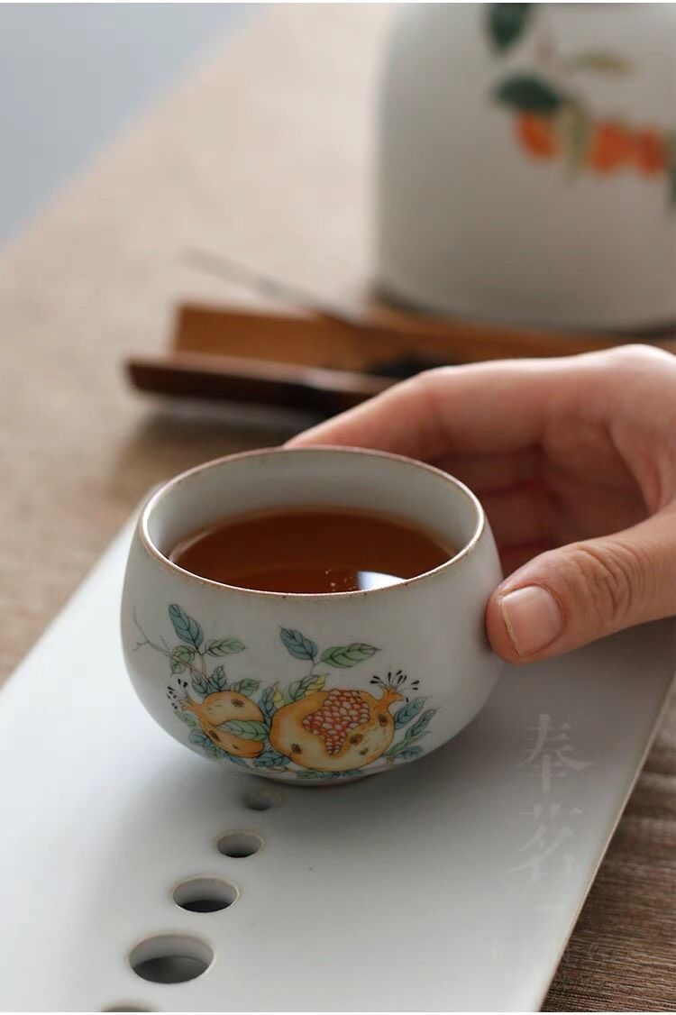 Bộ tách trà gốm cao cấp
