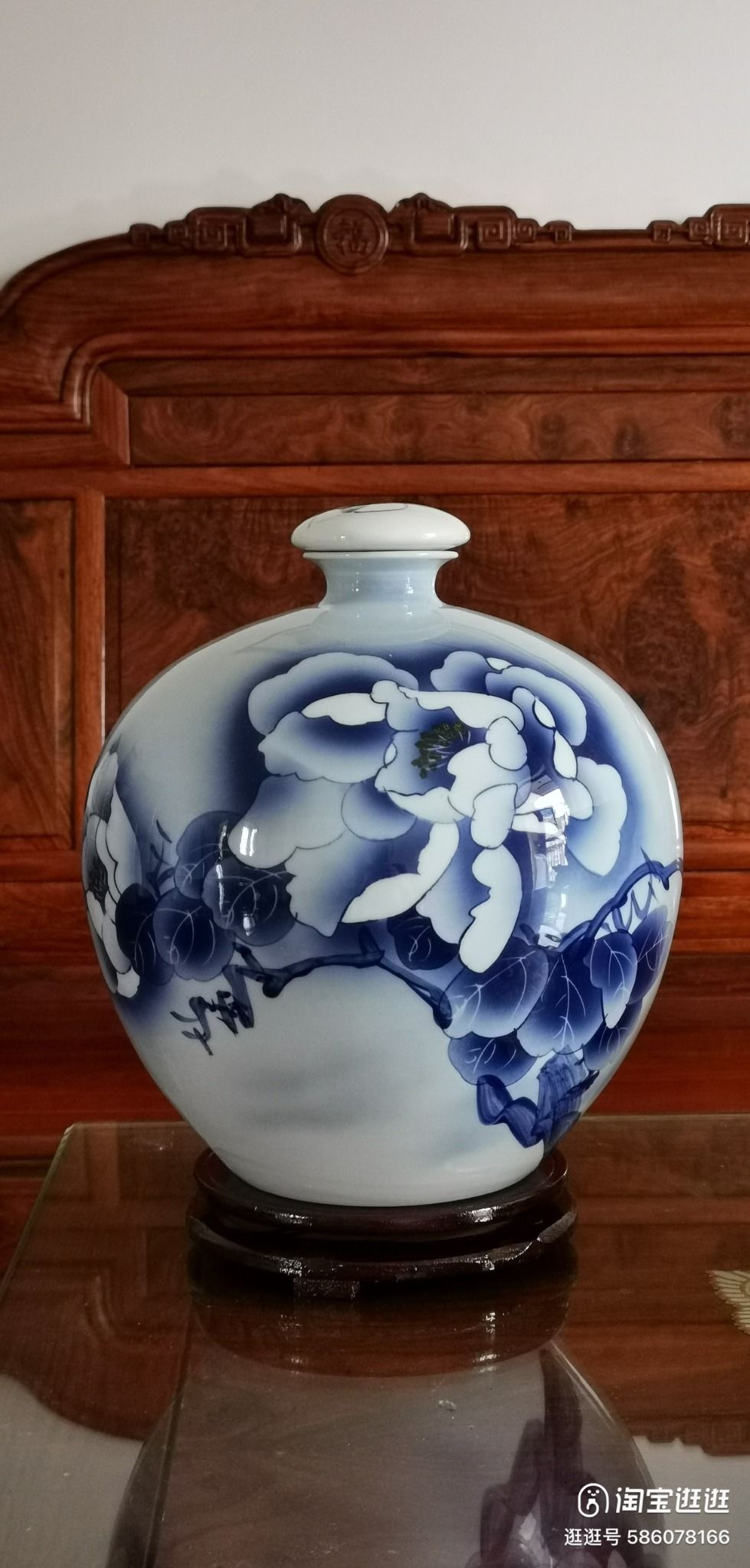 Bình rượu hoa nở