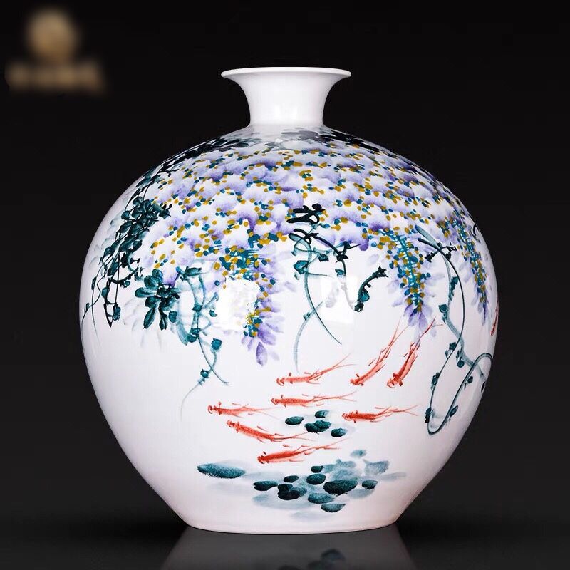 Bình gốm cắm hoa trang trí