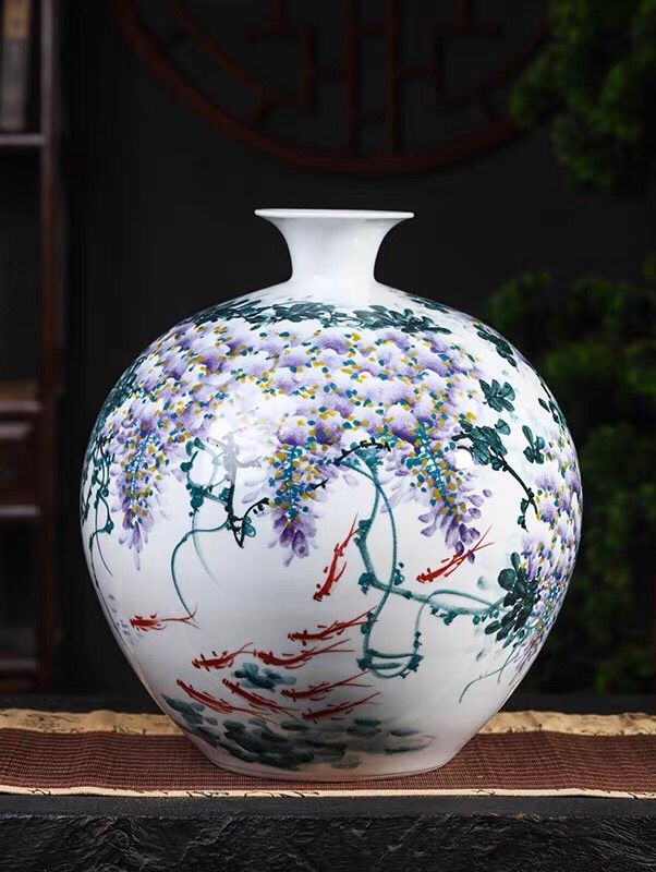 Bình gốm cắm hoa trang trí
