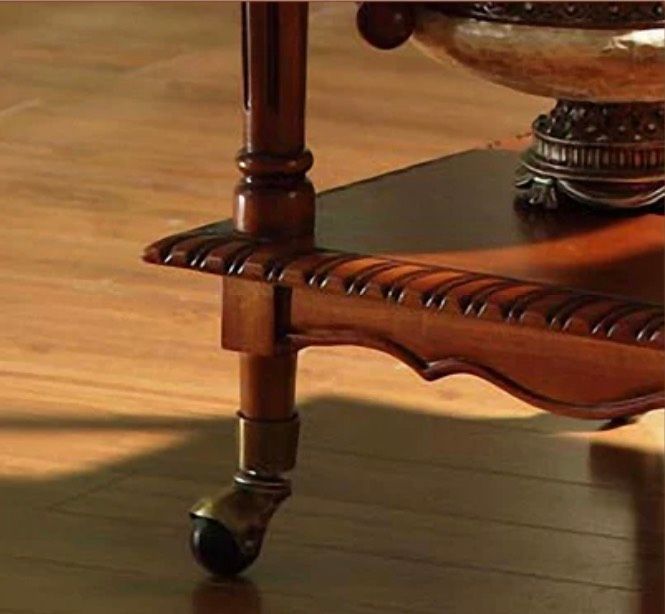 Xe đẩy đồ ăn sang trọng Chất liệu gỗ