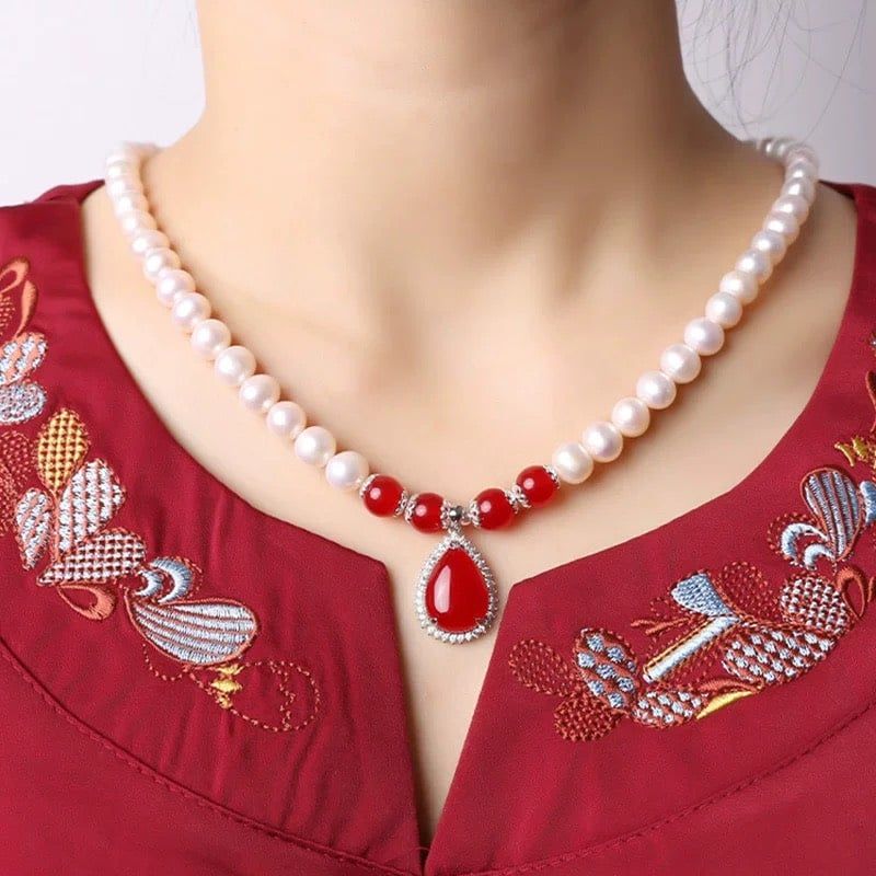 Bộ trang sức ngọc trai sang trọng
