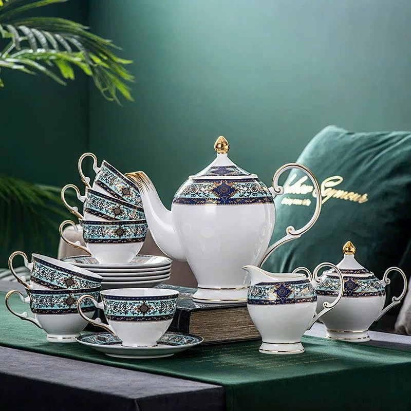 Bộ ấm chén kiểu dáng châu âu cao cấp